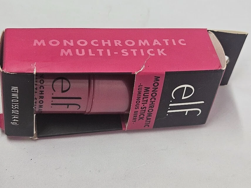 ELF e.l.f. Monochromatic Multi Stick Cream Face Lip Color 81327 Luminous Berry - Image 4 of 4