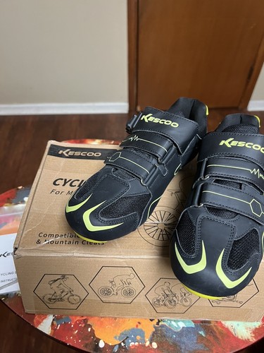 Kescoo Cycling Shoes Size 40 WOMENS 8 MENS 6 peloton - Picture 1 of 2