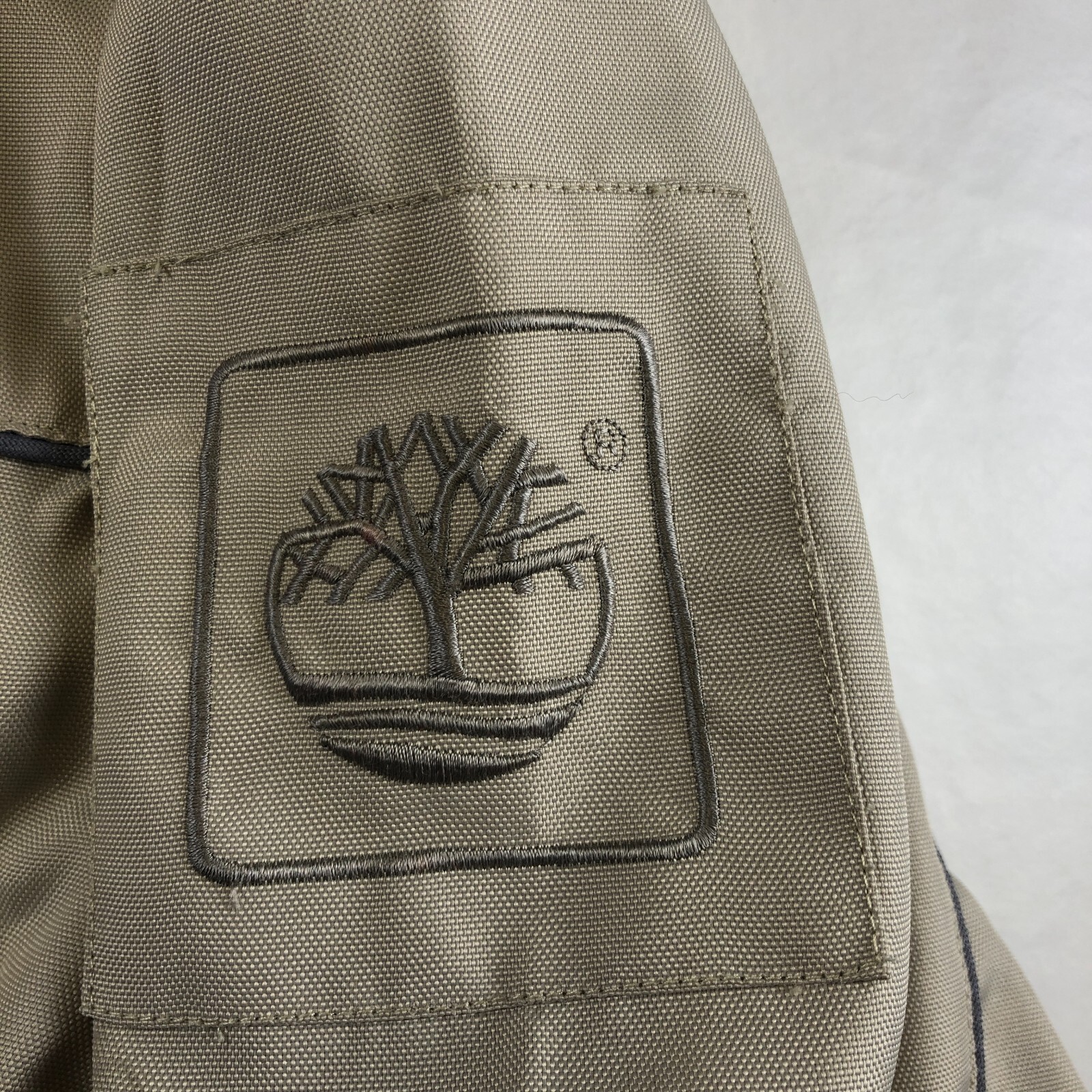 Vintage Timberland Jacket Mens Colourblock Beige Grey Windbreaker Outdoors M image 6