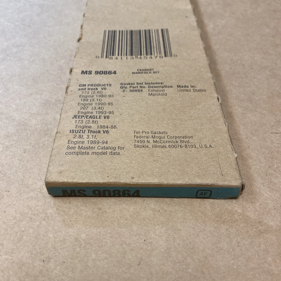 NOS Fel-Pro MS 90864 Exhaust Manifold Gasket Set! F+S! - Image 2 of 3