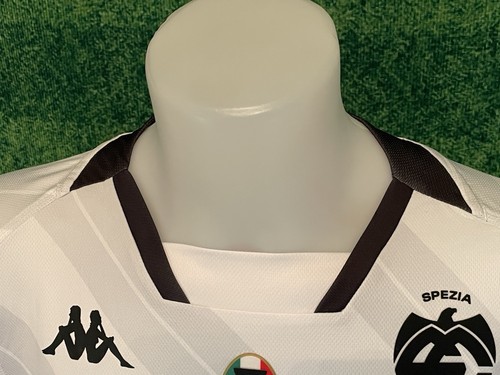 Maglia SPEZIA Calcio MATCH WORN 2023 32 GELASHVILI + certifcazione Bolaffi - Foto 4 di 24