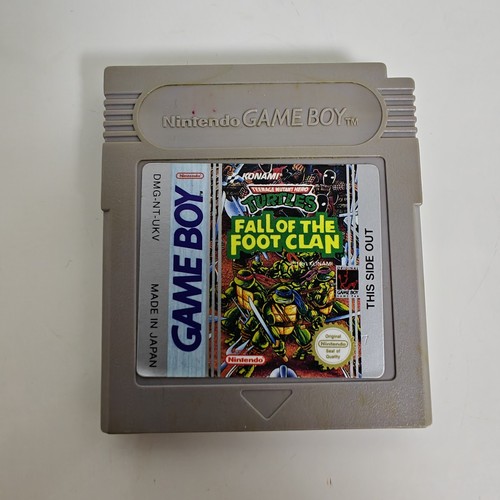 Teenage Mutant Ninja Hero Turtles Fall Of The Foot Clan Nintendo Gameboy Spiel!