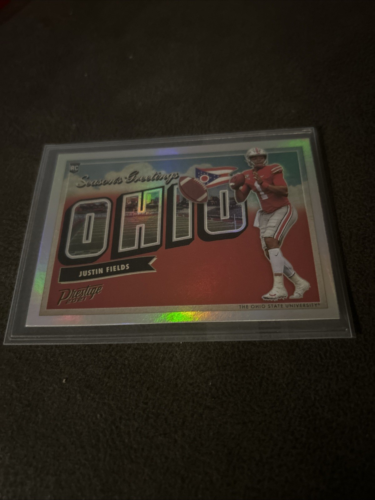 2021 Panini Prestige - Seasons Greetings Justin Fields #SG-2 (RC)