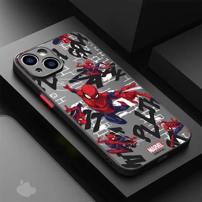 Handy I-Phone Hülle iPhone 14 15 16 Promax Marvel Spiderman Avengers Hero