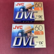 Lot of 2 JVC DVC 60 or 90 Mini DV Digital Video Cassette Tapes Sealed DVM60ME