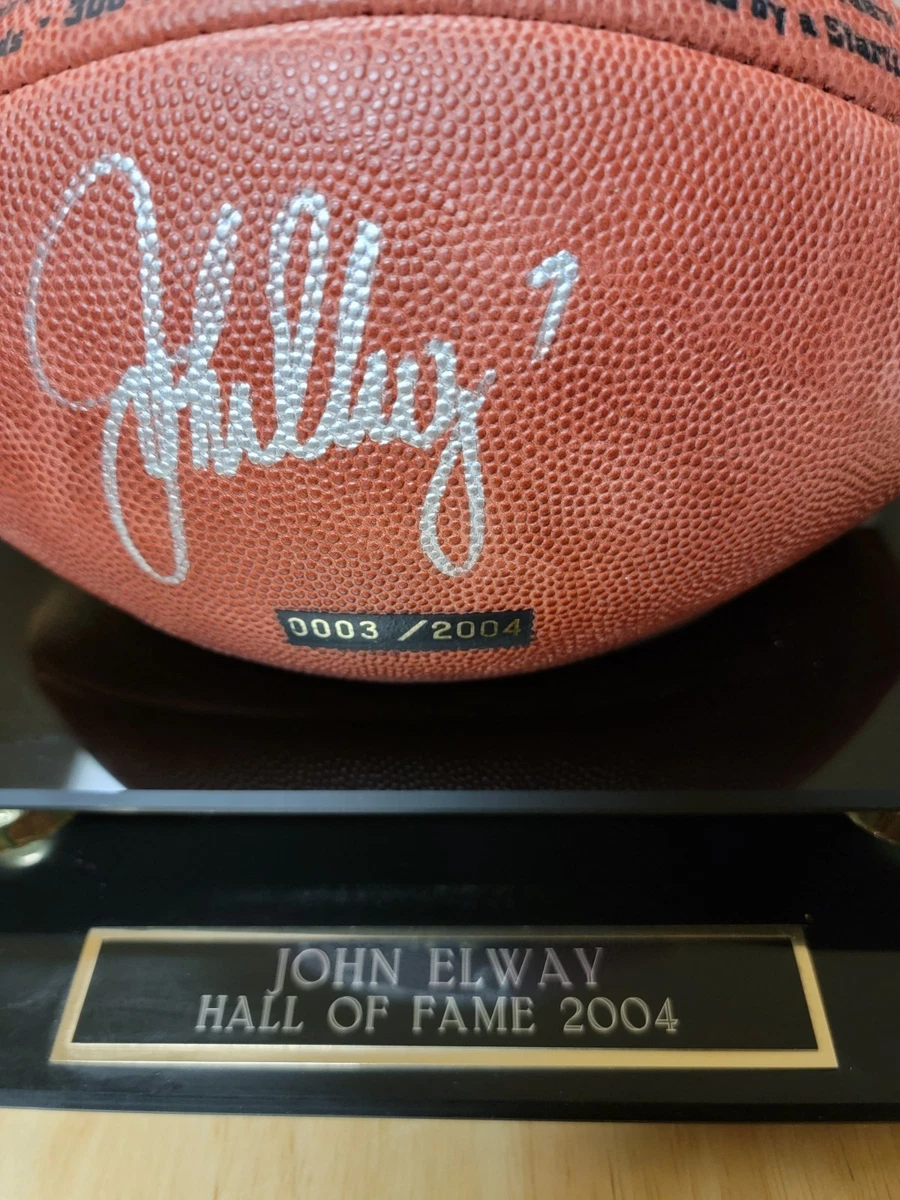 John Elway Denver Broncos NFL Original Autographed Football Balls