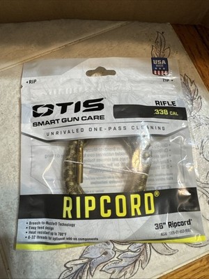 Otis Technology Ripcord Pull-Through Bore Cleaner, .338Cal Ripcord, : FG-RC-3308