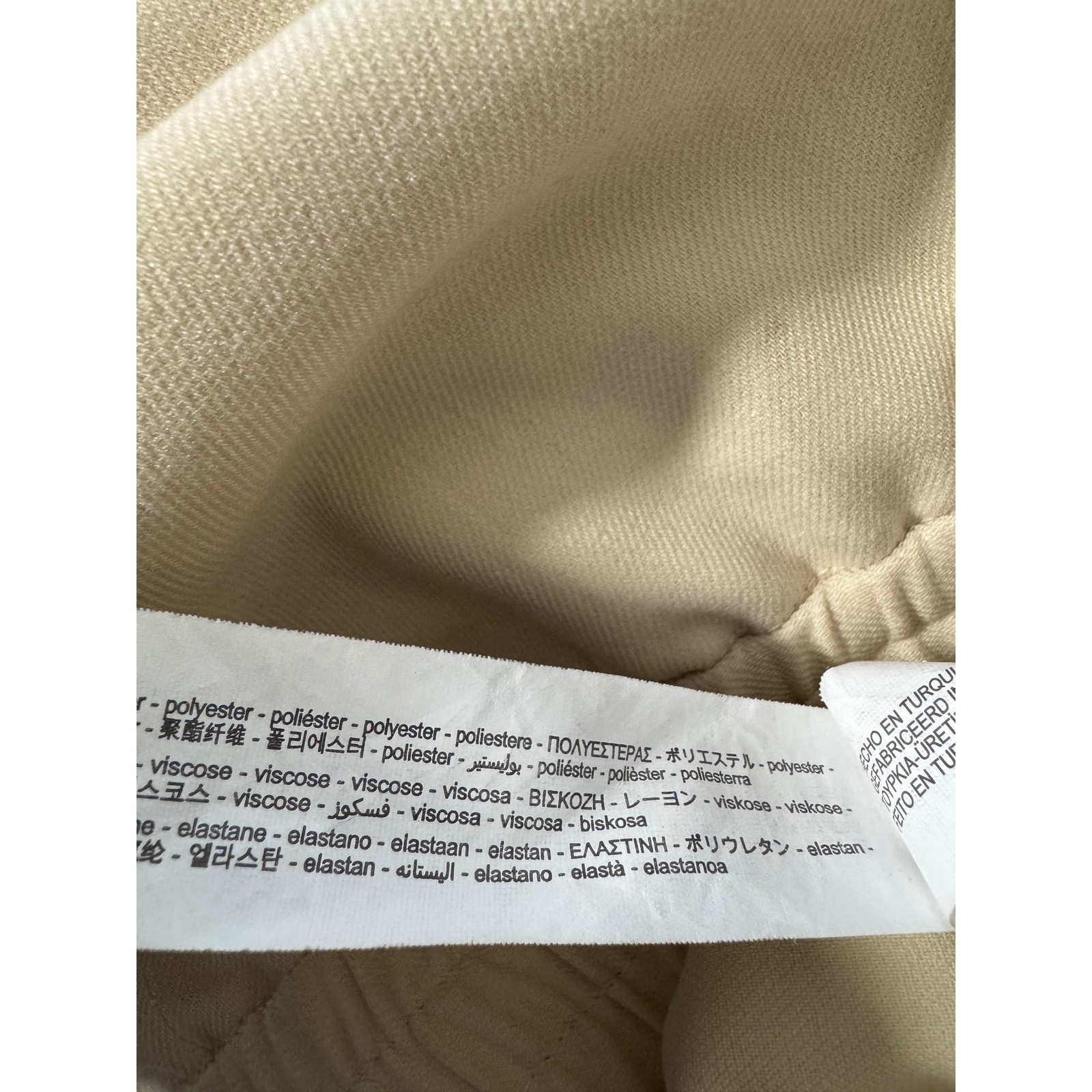 Zara Oversized Batwing Full Zip Double Pockets Drawstring Sweater  Cream Size S thumbnail 10