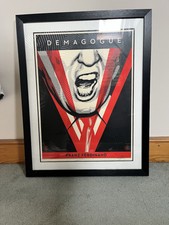 shepard fairey signed numbered Demagogue