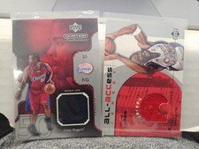 (Lot Of 2) Corey Maggette Upper Deck Game Used Jersey Relic Los Angeles Clippers