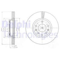 Delphi 2X Bremsscheibe Vorne Ø299 Mm FüR Mazda 6 Kombi GH 2.0 MZR 2.2 MZR-CD