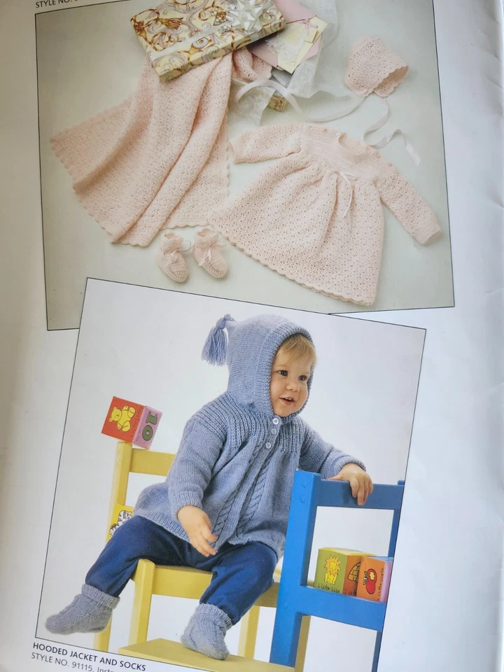 Brunswick Peek-A-Boo Knit & Crochet Pattern Booklet for babies- toddlers sweater - Image 4 of 4