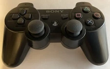 Sony Playstation 3 PS3 Sixaxis DualShock 3 Controller Black Genuine OEM EUC d