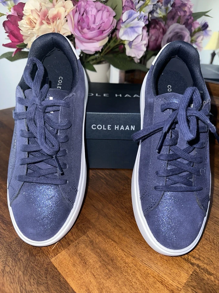 ZAPATILLAS CONFORT DIARIO COLE HAAN GRAND CROSSCOURT Mujer 6 B EVE AZUL METÁLICO Foto 2 de 4