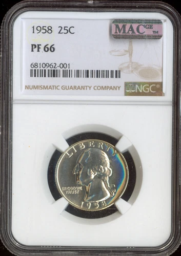 1959 Washington Quarter Silver NGC PF66 Proof Quality