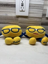 Culver's CURDIS and GOLDIE CHEESE CURD Small Stuffed Promo Plush Toys Set of 2