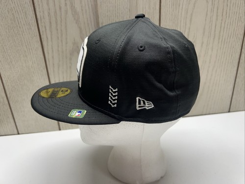 New Era 59FIFTY Texas Rangers Black MLB Fitted Hat NEW 6 5/8 NWT - Picture 2 of 9