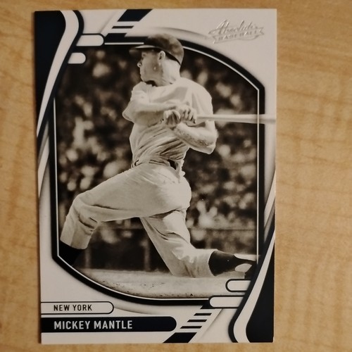 2022 Panini Absolute MICKEY MANTLE #10 New York Yankees HOF - Picture 1 of 2