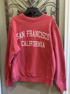 John Galt Brandy Melville Red San Francisco California Crewneck