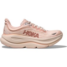 HOKA Bondi 9 Road-Running Shoes - Women's Rose Latte/Rose Cream Freeship