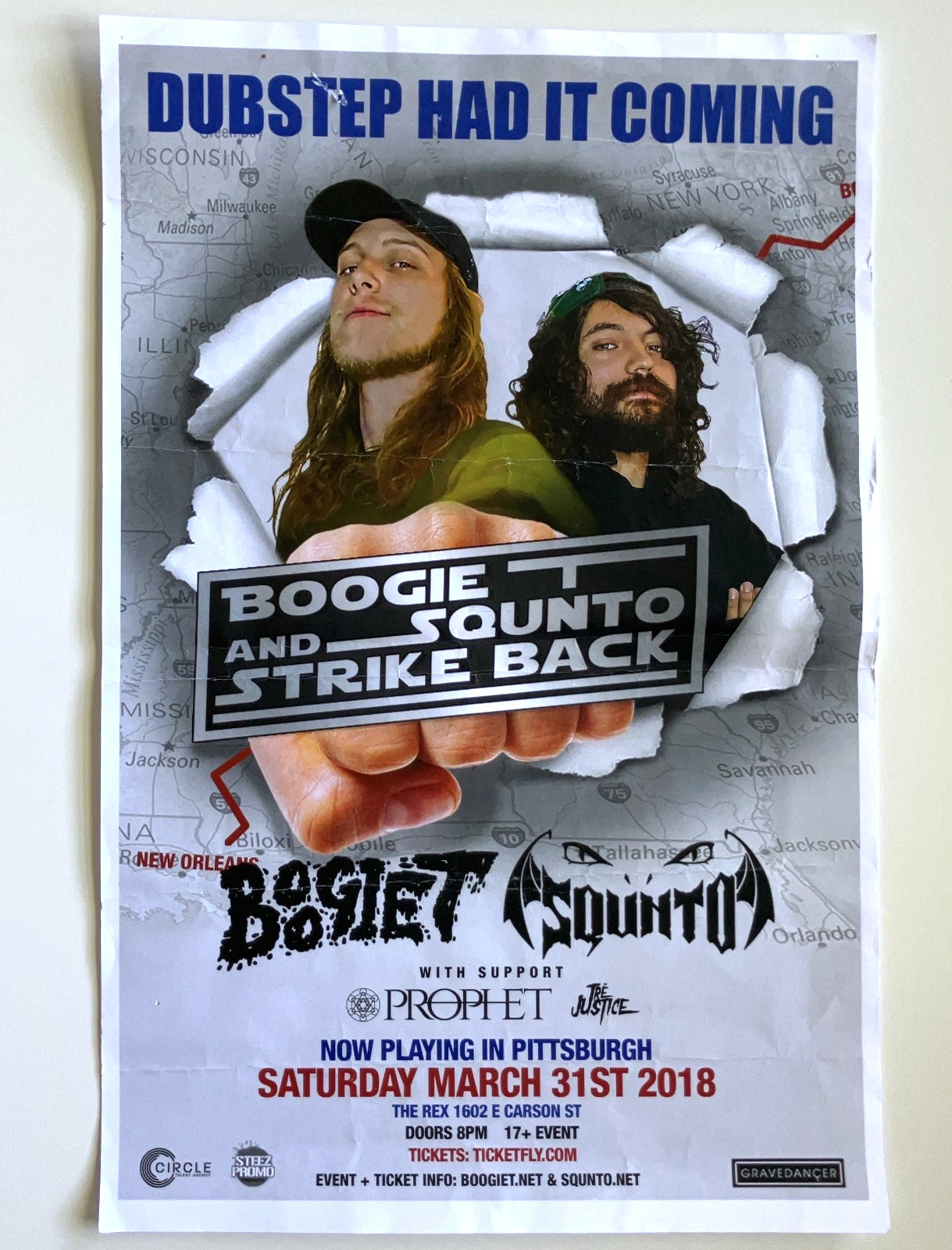 Boogie T and Squnto Strike Back Poster Pittsburgh