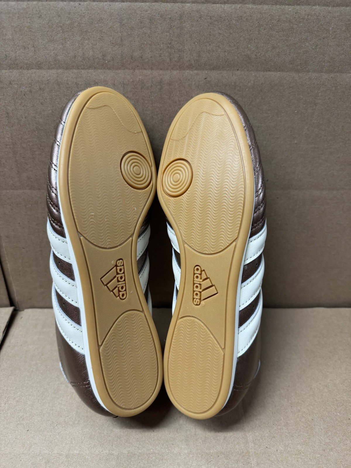 Women's SZ 9 Adidas Taekwondo Preloved Brown Off White JS4025 thumbnail 6