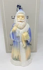 Fenton Art Glass Northern Lights Santa Figurine Hand Painted #5266 Old World