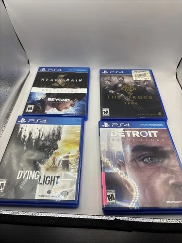 ps4 game lot: Dying Light, the order 186, and detroit become human and ore