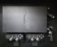 Sony PlayStation 2 PS2 Console w/ Wireless OEM Controller Cords Please Read