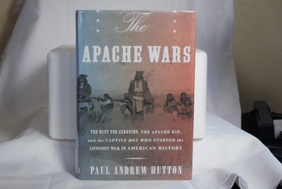 The Apache Wars ex-library book 2016 1st edition hc with dj Geronimo, Hutton
