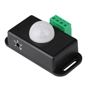Infrarouge corporel PIR Commutateur de détecteur de mouvement pour LED Bande lumineuse automatique DC 12V B