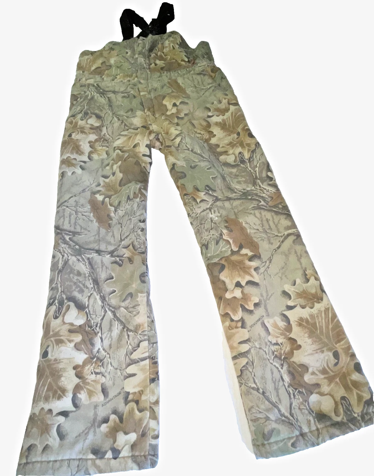 Walls Outdoors Camo Insulated Bib Overalls Medium Tall 34-36 USA Hunting Outdoor