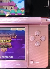 Very Good- Nintendo 3DS Pearl Pink CTR-001 Console Fully Tested w/Charger/Stylus