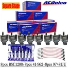 8P OEM Square Ignition Coil Spark Plug Wire For. Chevy GMC 4.8L 5.3L 6.0L 8.1L