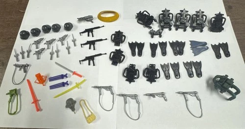 VHTF 1980s Accessories Weapons Lot Of 60+ Vintage Original G.I. Joe 3.75” ARAH