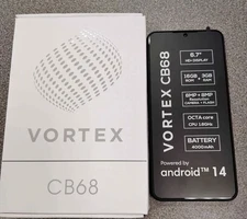 VORTEX CB68 Unlocked Smartphone, 6.74”, 4G LTE Volte, Android 14
