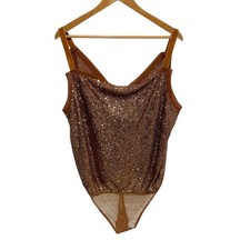 Intimately Free People Shimmer Shine Bodysuit Women's XL NWT