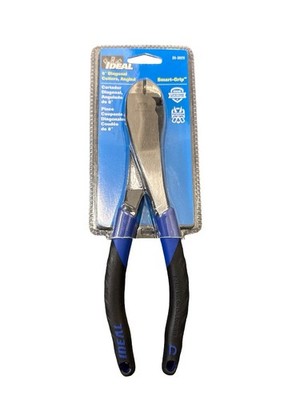 IDEAL Electrical 35-3029 8'' Diagonal Pliers w/ Angled Head, Smart-Grip *NEW*