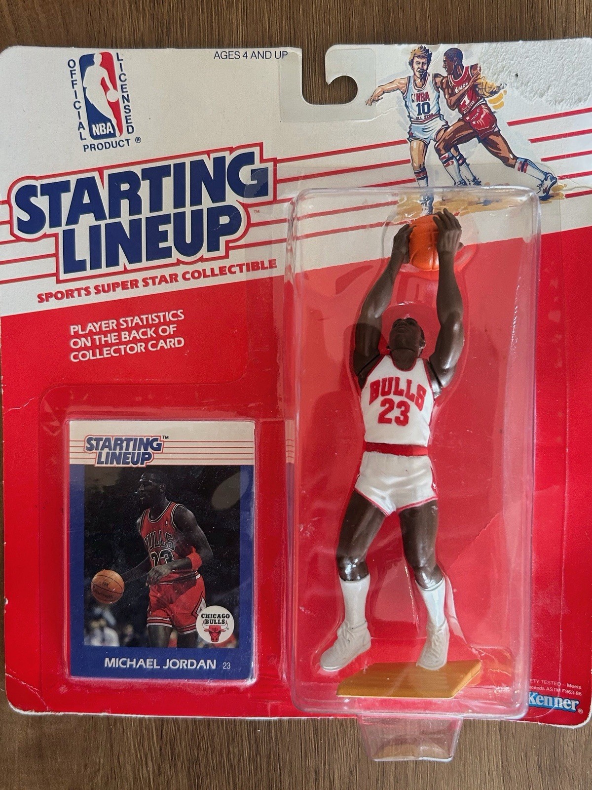 Kenner 1988 Starting Lineup Michael Jordan Chicago Bulls NBA Figure w/ Card