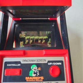 Nintendo Game & Watch Mario's Bombs Away Panorama Screen