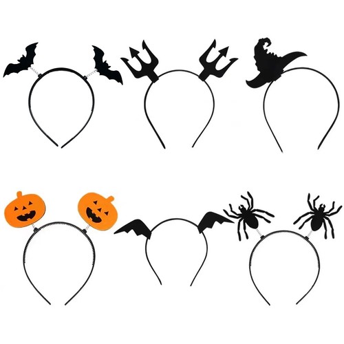 Mujeres Niñas Tocado Juegos con disfraces Diadema Halloween Accesorio para el cabello Diadema Retro - Imagen 3 de 28