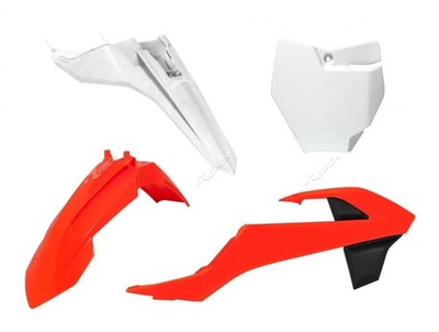 Kunststoff-Kit Racetech orange original 2016 4 Stück KTM SX65 RACETECH R-KITKTM-