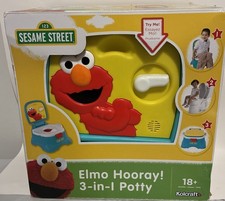 Kolcraft Sesame Street Elmo Hooray 3-in-1 Potty Brand New Open Box