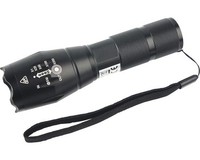 Led Taschenlampe Aluminium 400 Lm Reichweite 260 M Leuchtdauer 1,5 H L 136 Mm Ø