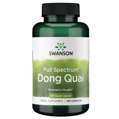 Swanson Full Spectrum Dong Quai 530 mg 100 Caps Supplement Support Natural New