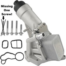 Aluminum Engine Oil Cooler Filter Housing for 2016-2022 BMW F30  11428596283