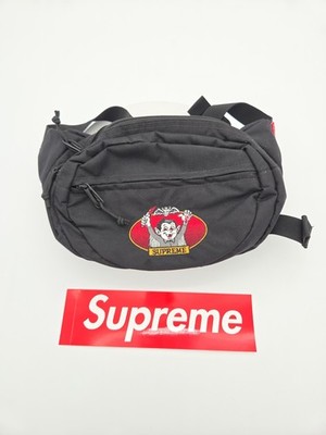 SS21 Supreme Vampire Boy Black Waist Bag Water Resistant Fanny