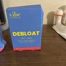 Vibe Wellness Debloat Slim + Tone 60 Tablets - Non GMO, Gluten Free, Vegan