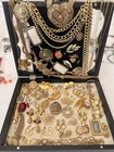 Vintage to NOW Costume Jewelry GOLD Tone Signed ART AVON MONET NAPIER Cameo
