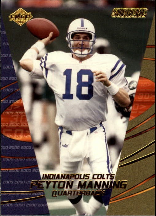 2000 Collector's Edge Supreme #59 Peyton Manning - FB